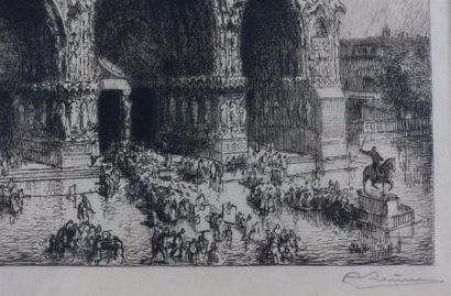 Auguste Lepère (1849-1918) Cathédrale de...