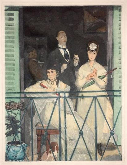 Édouard Manet (1832-1883) (d'après) Le Balcon....