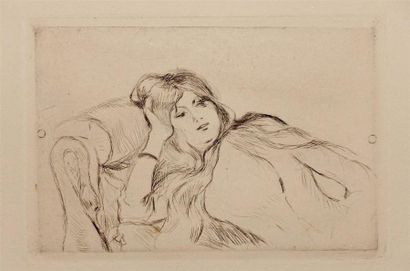 Berthe Morisot (1841-1895) Jeune fille au...