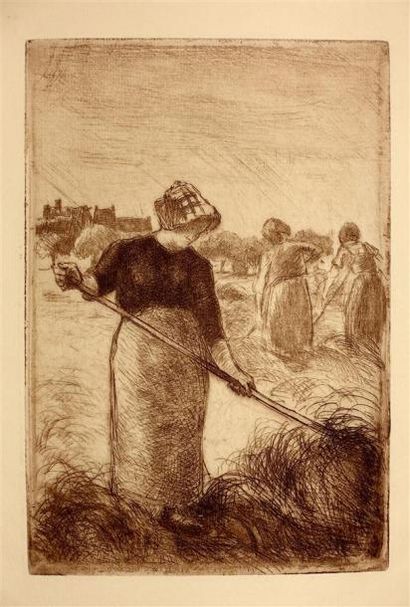 Camille Pissarro (1830-1903) Faneuses. 1890....