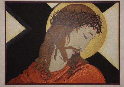 François-Louis Schmied (1873-1941) Le Christ...