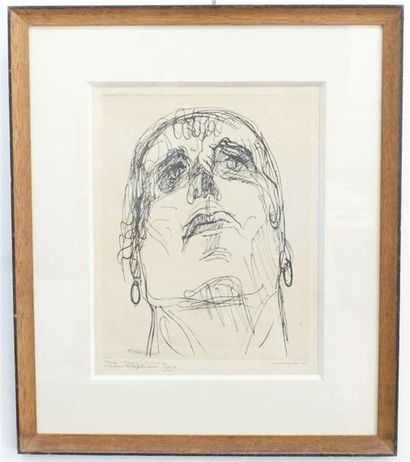 Henry de Waroquier (1881-1970) Visage d'Espagne....