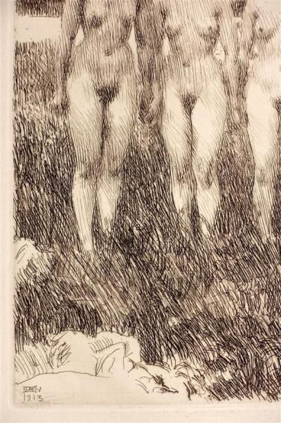 Anders Zorn (1860-1920) Trois soeurs. 1913....