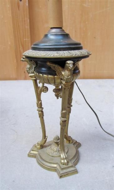 Lampe en forme de Vase en athénienne
Bronze...