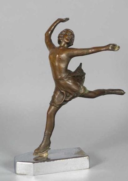 SPORTS D'HIVER
École française vers 1930
