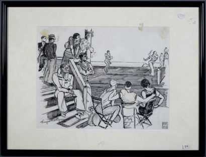 TENNIS
d'ALBIGNAC François (1903-1958)
