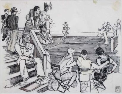 TENNIS
d'ALBIGNAC François (1903-1958)
