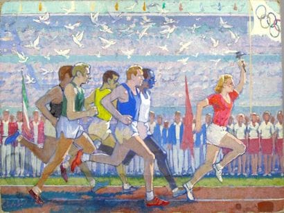 JEUX OLYMPIQUES, Moscou 1980
TITOV, École...