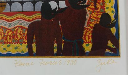 ZUKA (?)
Affiche.
Haut. : 58,5 cm ; Larg....