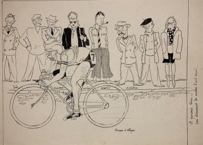 CYCLISME
D'ALBIGNAC François (1903-1958)

