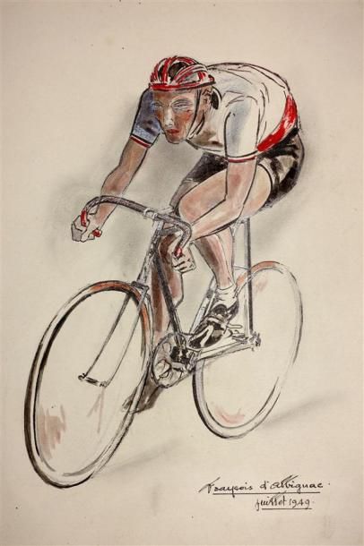 CYCLISME
D'ALBIGNAC François (1903-1958)
