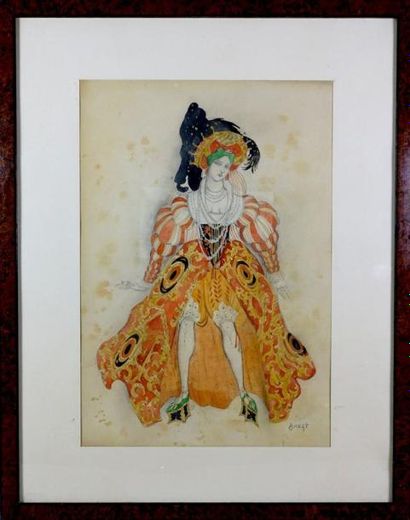 Attribué à Léon BAKST (1866-1924)
