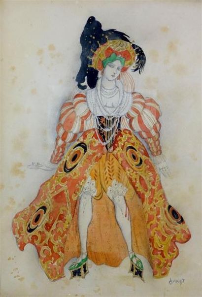 Attribué à Léon BAKST (1866-1924)
