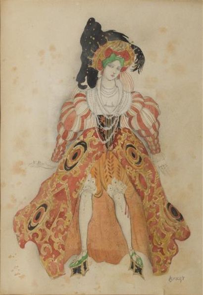 Attribué à Léon BAKST (1866-1924)
