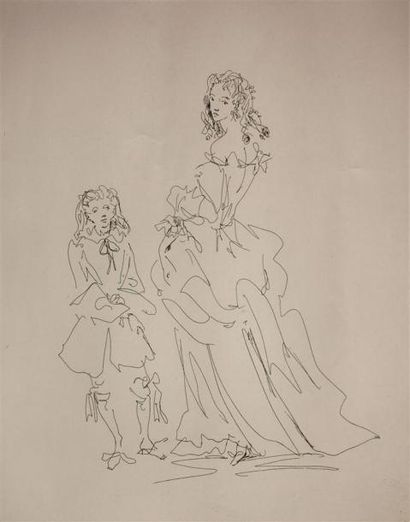 Atelier de Christian BÉRARD
Deux eaux-fortes....