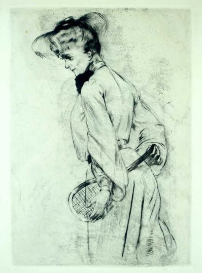 TENNIS
AVY Marius (1871-1939)
