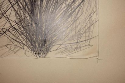 Ensemble de cinq dessins divers, certains...