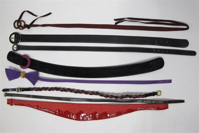 VALENTINO
Lot de huit ceintures :
- Ceinture...