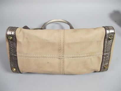 CHLOÉ
Sac à main en cuir irisé argenté et...