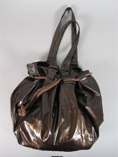 Y'S
Sac double anses en toile enduite marron...