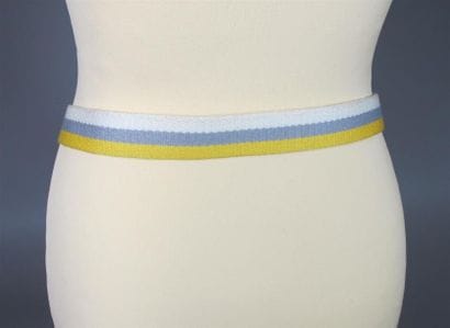 Yves SAINT-LAURENT
Ceinture à clapet en tissu...