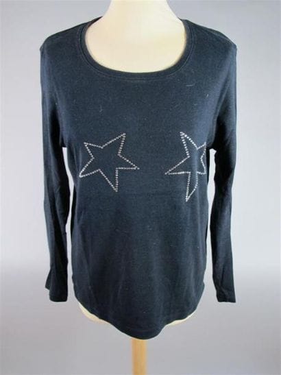 Sonia RYKIEL Paris
T-shirt en coton noir...