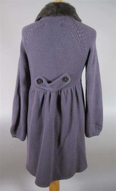 Gérard DAREL
Manteau en cachemire violet...