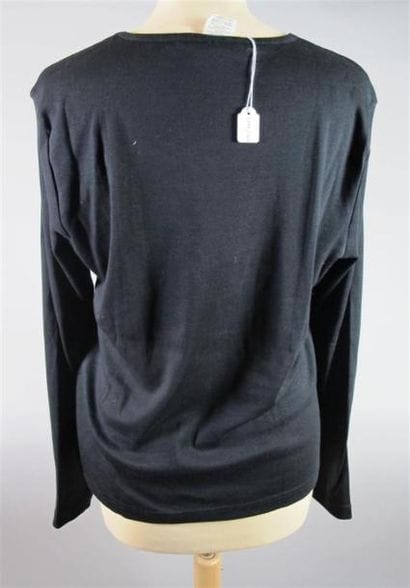 Sonia RYKIEL Paris
T-shirt en coton noir...