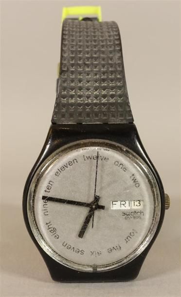Deux montres Swatch et une montre Fabergé...