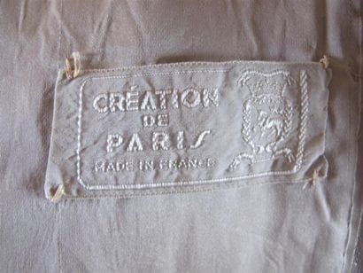 CRÉATION DE PARIS
Veste en renard argenté,...