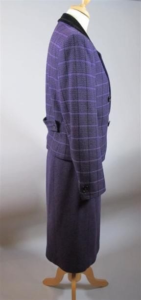 Guy LAROCHE
Tailleur jupe longue en laine...
