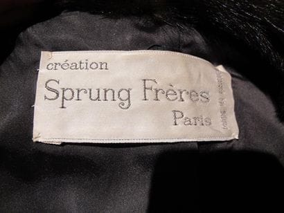 Création SPRUNG Frères Paris
Veste en queues...