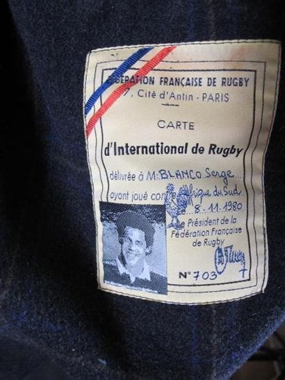 Serge BLANCO
Veste d'homme en cuir noir,...