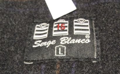 Serge BLANCO
Veste d'homme en cuir noir,...