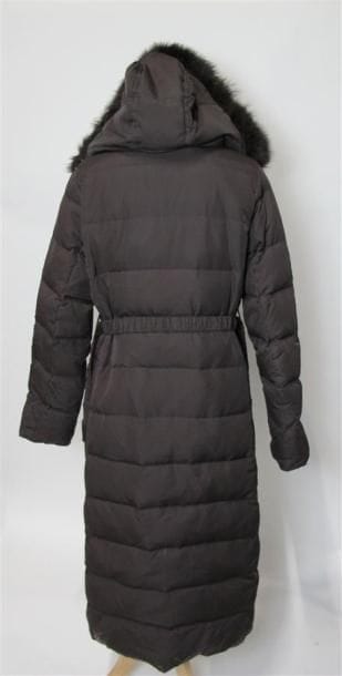 WEILL
Doudoune longue noire, capuche avec...