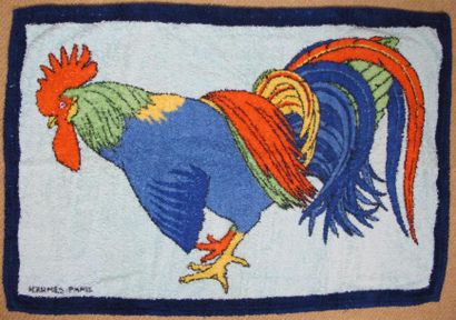 HERMÈS Paris
Lot de trois serviettes éponge,...