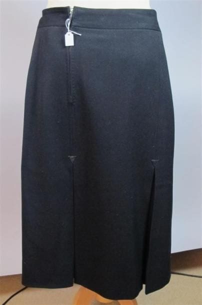 CÉLINE Paris
Jupe longue en laine noire,...