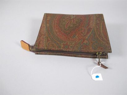 ETRO
Pochette en toile enduite impression...