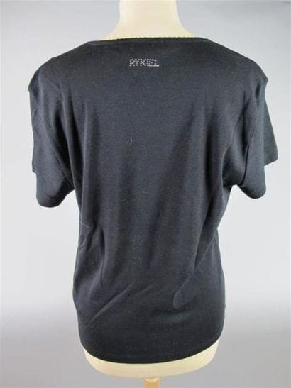 Sonia RYKIEL Paris
T-shirt en coton noir,...