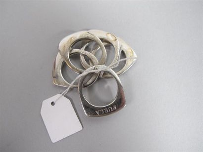FURLA
Bague en argent 925 millièmes, composée...