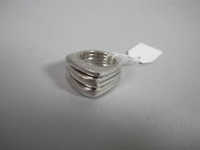 FURLA
Bague en argent 925 millièmes, composée...