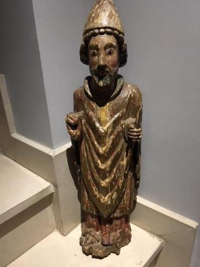 École du XVIIe siècle 
Saint Pierre
Statue...