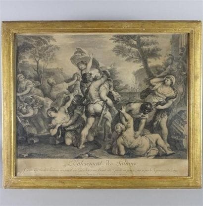 Trois gravures d'après Luca Giordano
