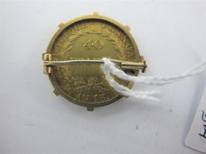 Pièce de quarante francs or. (Montée en ...