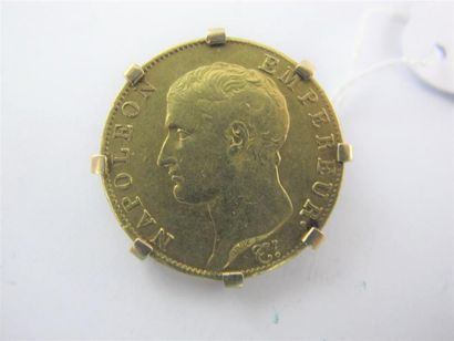 Pièce de quarante francs or. (Montée en ...