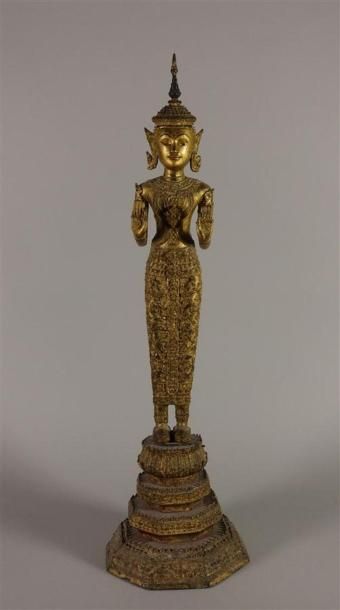 THAILANDE, début du XXe siècle
Statuette...