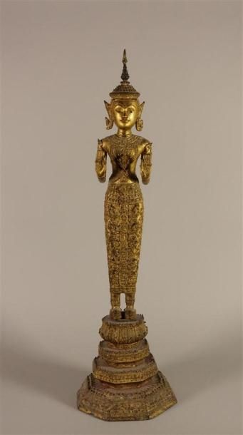 THAILANDE, début du XXe siècle
Statuette...