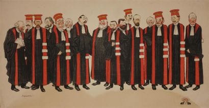 D'après Adrien BARRÈRE (1877-1931)
Gens de...