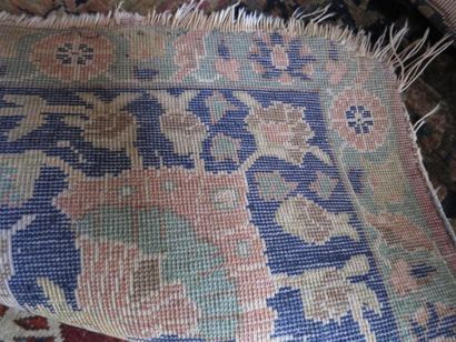 Tapis CESARE en soie (chaîne, trame en coton,...