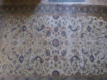 Tapis CESARE en soie (chaîne, trame en coton,...